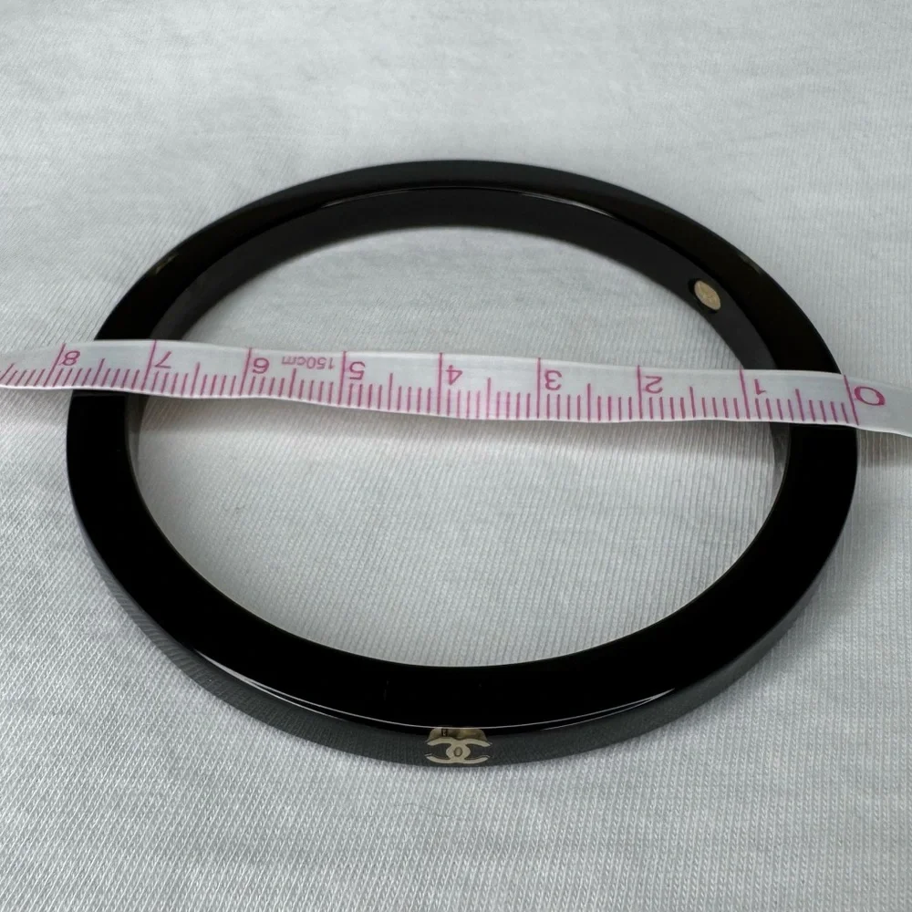 RARE Chanel Blue & Black Bangle Set - Picture 3 of 15